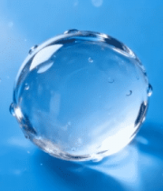 蓝色背景透明水珠素材9588#横屏 