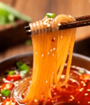 筷子夹起红油粉丝特写11210#横屏 