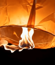 孔明灯底部火焰特写12061#横屏 