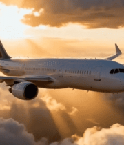 客机于云海间飞行画面12065#横屏 