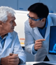 	 科研人员实验室研讨研究10904#横屏 