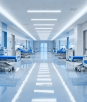 医院病房走廊空景12779#横屏 