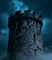 阴森古堡夜景13229#横屏 