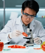 科研人员实验室显微镜实验11082#横屏 