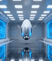 科幻风格科技隧道场景2556#横屏 