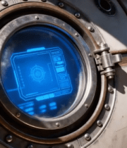 科幻风机械装置带蓝光屏幕3824#横屏 