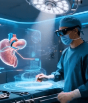 医生手术室操作虚拟心脏素材8585#横屏 
