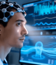 科研人员进行脑科学实验11325#横屏 