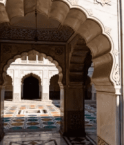 伊斯兰风格建筑拱门9541#横屏 