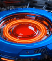 科技感机械齿轮三维模型9136#横屏 