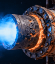 科技感生锈管道发射特效素材5522#横屏 