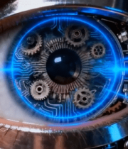科技感机械眼睛特写1316#横屏 