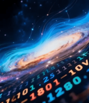 	 科技感数字与粒子光效背景11872#横屏 