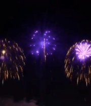 夜空中绽放的绚丽烟花(4)5317#横屏 