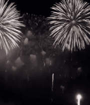 夜空绽放的绚烂烟花(1)11190#横屏 