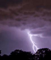 夜空闪电自然风光素材11423#横屏 