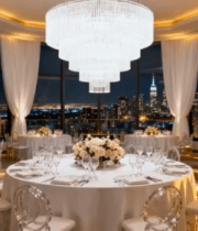 酒店餐厅夜景装饰布置6472#横屏 