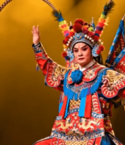 京剧演员舞台表演瞬间8718#横屏 