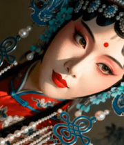 京剧人物面部特写素材11549#横屏 