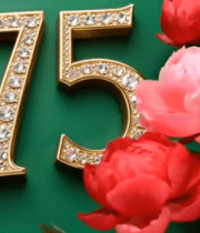 金镶钻数字与花卉素材5643#横屏 