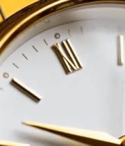 金色闹钟特写素材6439#横屏 