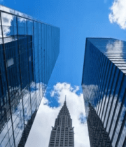 仰拍城市高楼大厦全景10546#横屏 