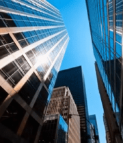 仰拍城市高楼大厦5546#横屏 