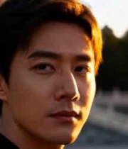 故宫前男士侧脸特写素材3020#横屏 