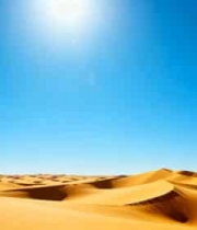 广阔沙漠蓝天自然景观1488#横屏 