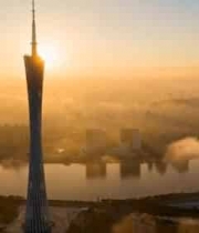 广州塔日出城市景观838#横屏 