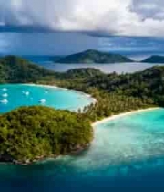 海岛海洋航拍全景1661#横屏 