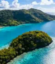 海岛自然风光航拍全景5240#横屏 