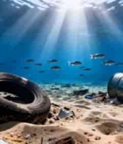 海底垃圾污染景象1509#横屏 