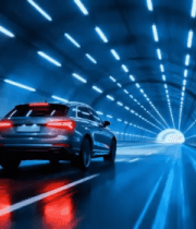 汽车行驶在隧道内8700#横屏 