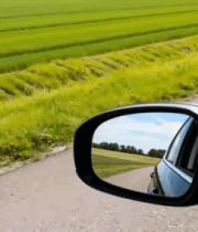 汽车行驶中车外田野风光6223#横屏 