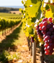 葡萄园里成熟的葡萄3097#横屏 