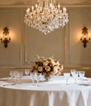 欧式房间内圆桌宴会布置2281#横屏 