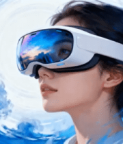 女性佩戴眼镜画面5#横屏 