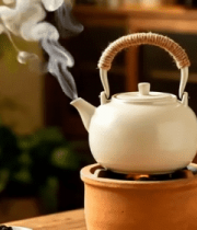 煮茶茶壶特写素材11367#横屏 