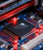 主板芯片微距特写11471#横屏 