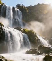 自然风光瀑布景观10462#横屏 