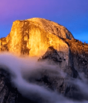 壮丽山脉云雾环绕风景2474#横屏 