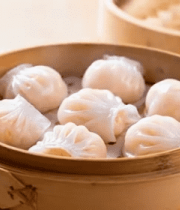 	 竹制蒸笼内的虾饺素材7101#横屏 