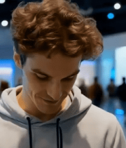 男子参观科技展馆785#横屏 