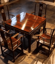 中式实木桌椅组合展示1713#横屏 