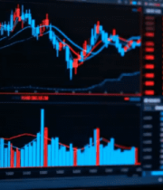 男士观察金融图表数据11814#横屏 