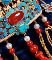 中式华丽凤冠特写6461#横屏 