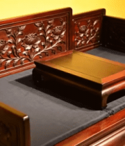 中式实木雕花家具展示9285#横屏 