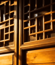 中式古建筑木质门窗特写4152#横屏 