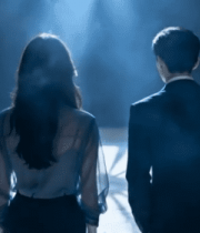 男女背对舞台灯光场景素材12196#横屏 